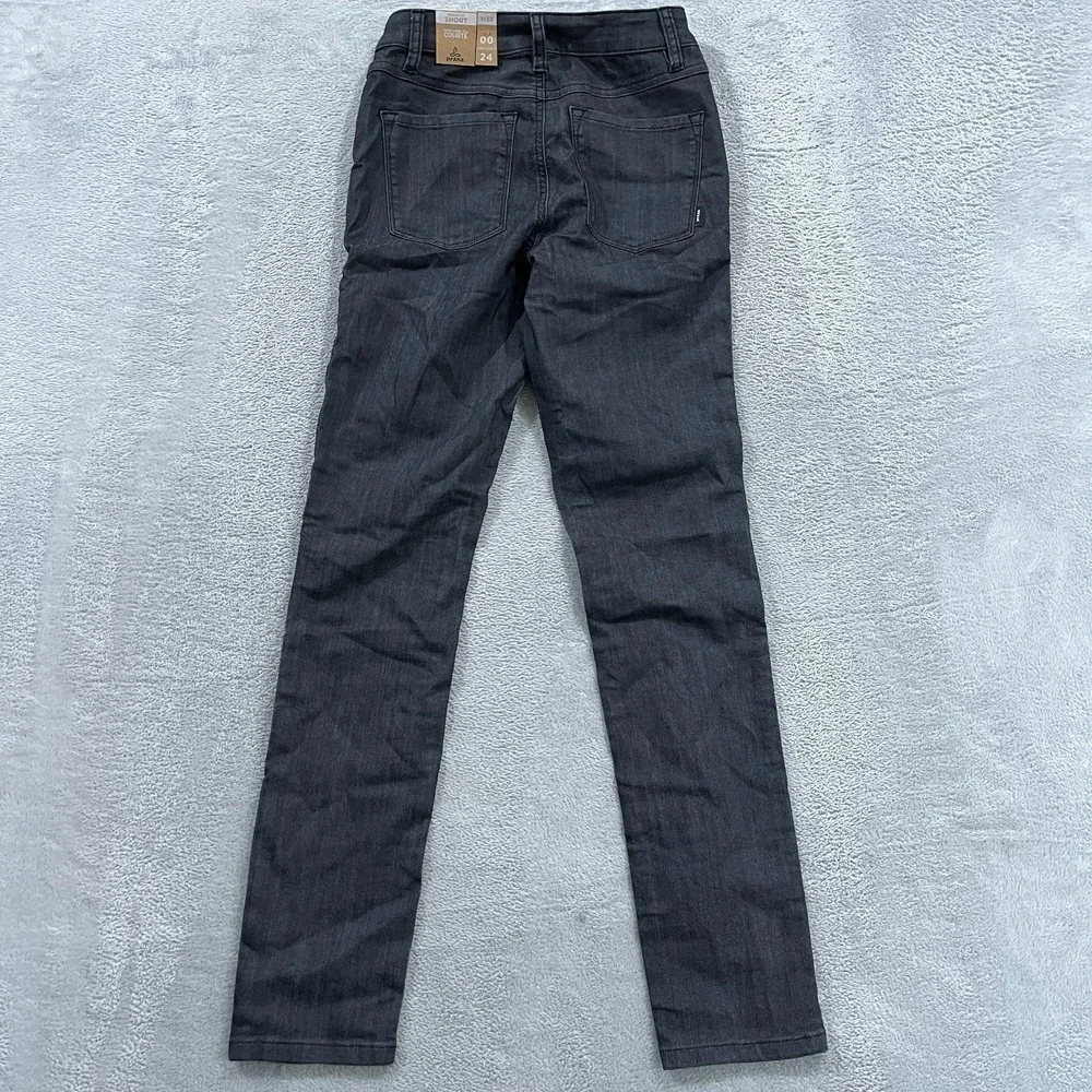 prAna Kayla Jean Women 00 24 Short Organic Cotton Stretch Denim 30